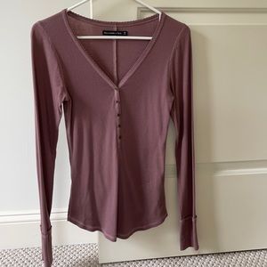Abercrombie and Fitch Henley shirt